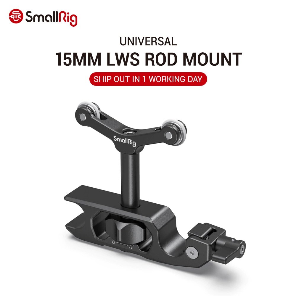SmallRig Adjustable DSLR Camera Rig 15mm LWS Universal Lens Support For Follow Focus 2152