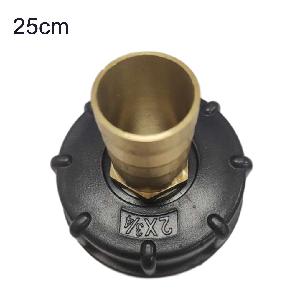 1Pc IBC Tank Adapter Tote Tank Reducer Connector Water Tank Fitting Standard connector Hose Faucet Valve Fittings S60*6: 25mm