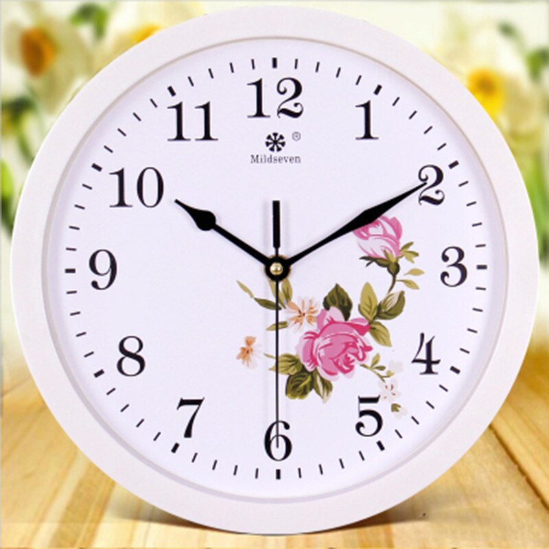 Plastic Silent Wall Clock Glass Large Digital Stud... – Grandado