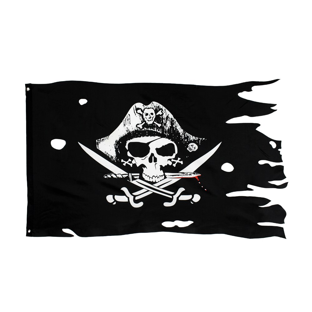 YONGYAO Motorfiets Achterkant Jolly Roger Vlag Pole Mount Voor Bagage Rack Harley Zwart Zilver
