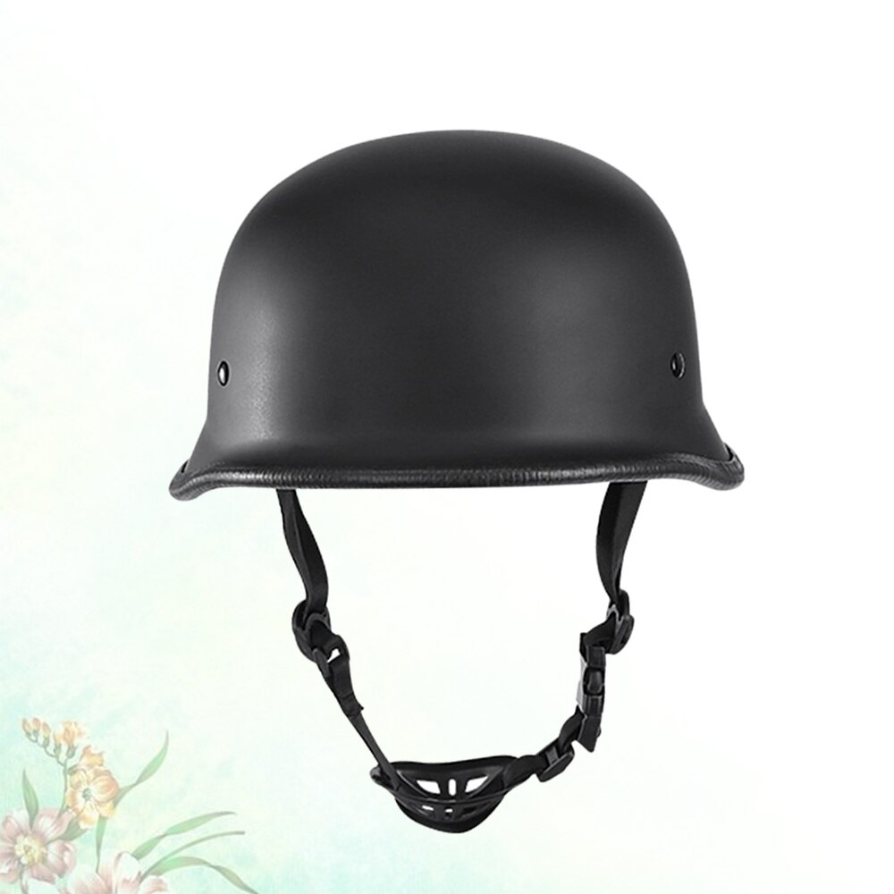 1PC Retro Cycling Helmet Outdoor Riding Half Helmet Motorcycle Locomotive Safety Helmet - Size M
