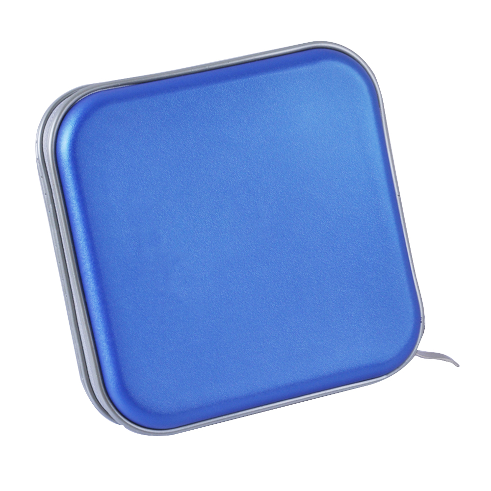EVA HDD Storage Bag Hard Drive Disk Case SSD Solid State Disk Protection Case For External Hard Drive Earphone: Blue