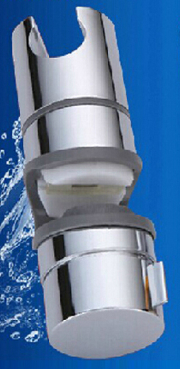 Badkamer Accessoires Universele 18 ~ 25Mm Abs Plastic Douche Slide Rail Bar Houder Verstelbare Klem Houder Beugel Vervanging 5151: Donkergrijs