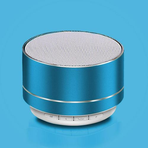 Populaire Speaker Bluetooth Wireless Music Speaker Subwoofer Sport Stereo Sound Led Usb Mini Speaker Bluetooth Draagbare Bass: blue