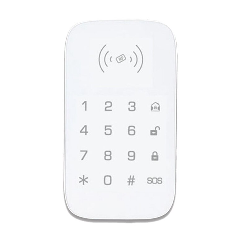 Teclado inalámbrico MOOL para el sistema de seguridad inteligente del hogar teclado de extensión para el Panel de Control del Host de alarma contra incendios antirrobo