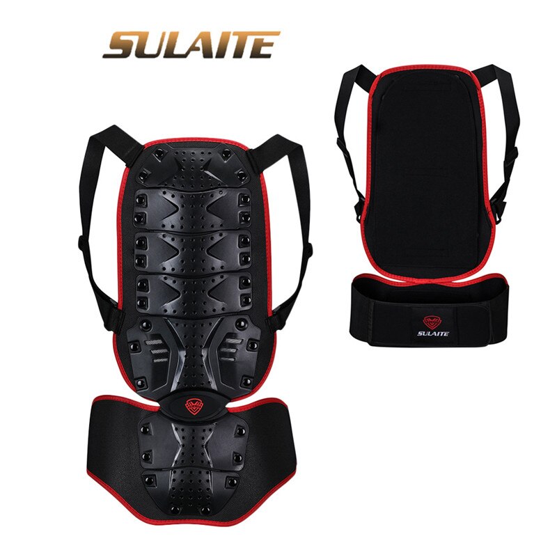 SULAITE Motorcycle Motorcross Bike Rock Climbing Cycling Back Protector Body Spine Armor S M L XL Size
