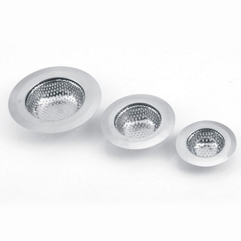 1pcs Kitchen Drains Stainless Steel Kitchen Sink Strainer Stopper Waste Plug Sink Filter Bathroom Basin Sink Drain