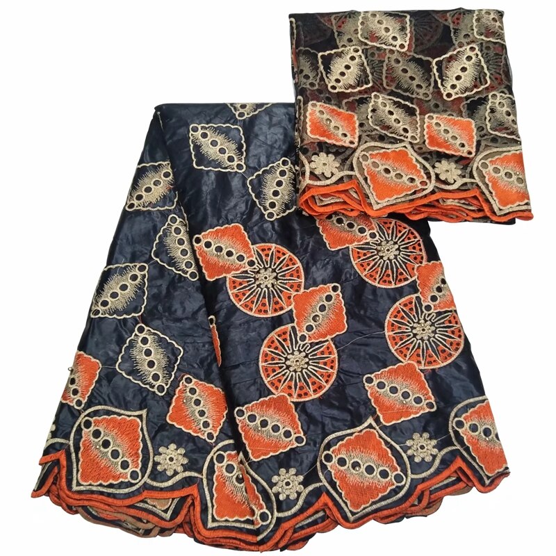 tissu algodón bazin getzner jacquard brocado tela 5 + 2 yardas/lote francés encaje material africano gele headtie aso oke
