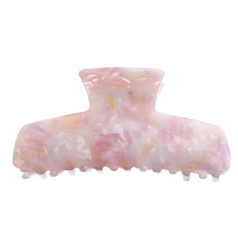 Pinzas para el pelo pequeñas con revestimiento de tortuga de acetato grande, accesorios de alta gama de 9cm, pinzas para el pelo pequeñas de acetato coreano alrge: 05011681
