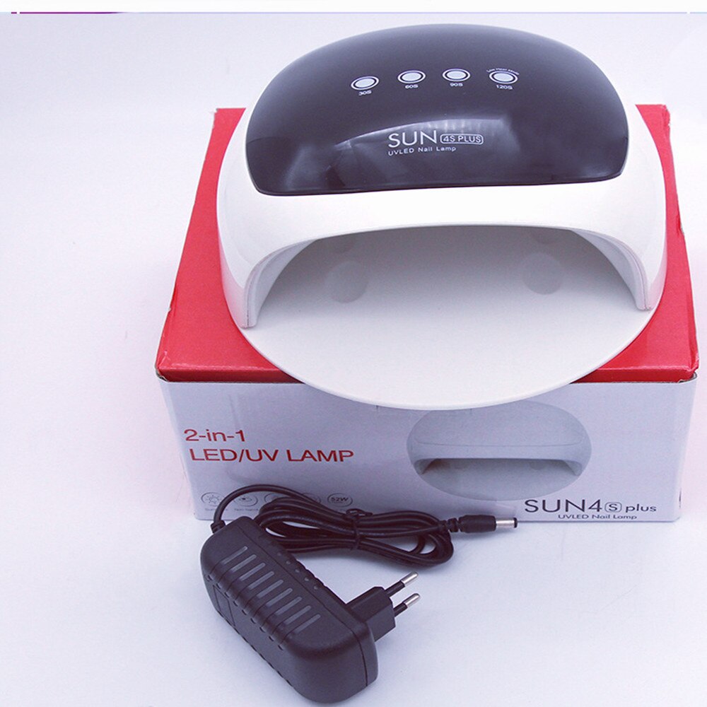 SUN 4s Plus/MAX – lampe sèche-ongles LED UV pour manucure, lampe de séchage pour vernis Gel: White With box / L'UA