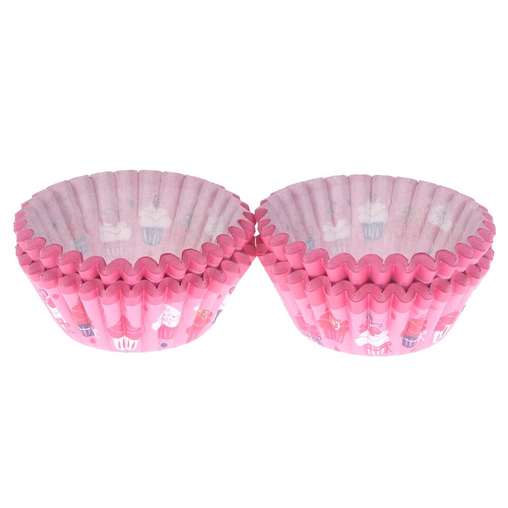 4 Stijlen 100 Stuks Cupcake Liner Bakken Cupcake Papieren Vormpjes Taartdoos Cup Eitaartjes Lade Cakevorm decoreren Gereedschappen