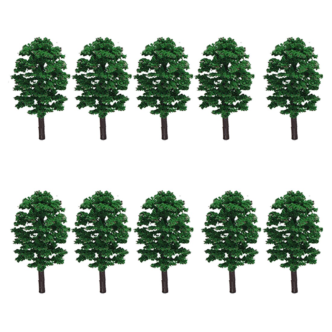 4/5/6/7/9/11/15 Cm Sandboxie Model Trees Micro Landscape Decoration For Roadsides - Green