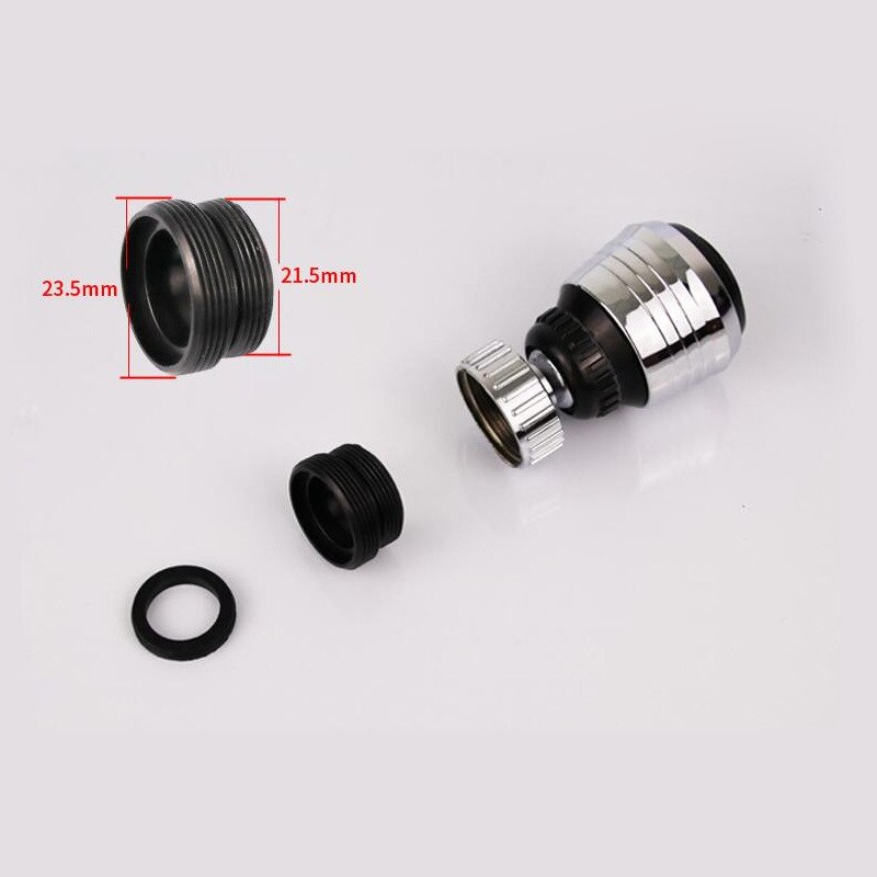 Práctico grifo difusor de agua Bubbler 360 girar grifo de ahorro de agua accesorios de cocina para el hogar grifo adaptador de filtro de boquilla