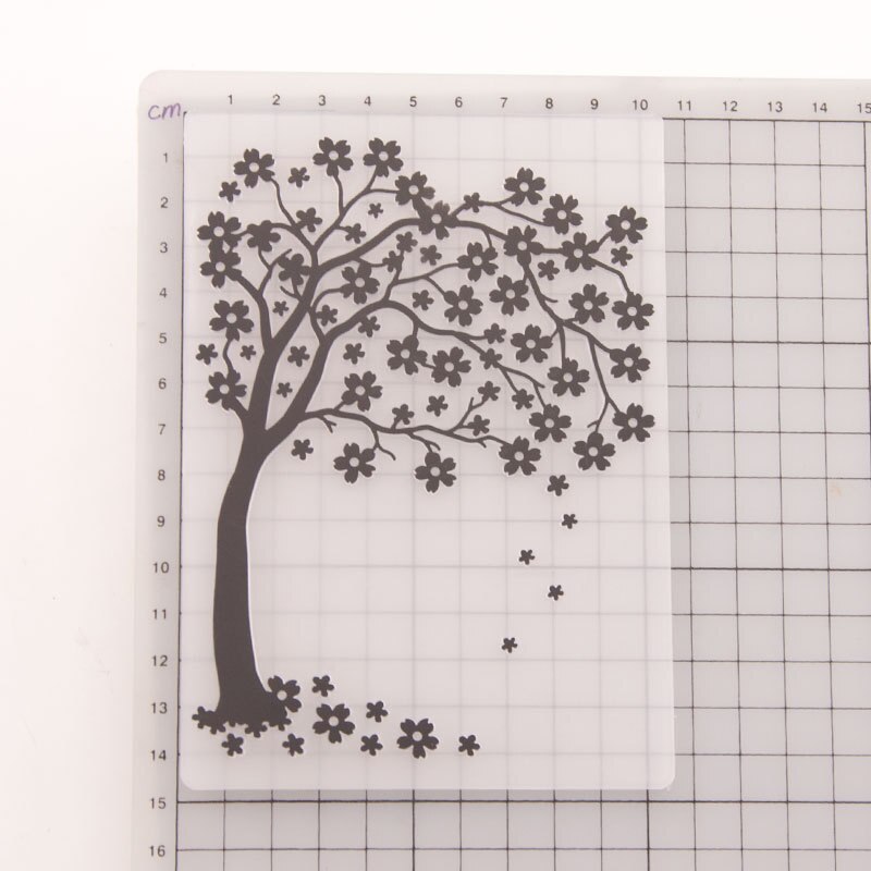 Embossing Folders Collection Folders for Scrapbook Folder for Scrapbook DIY Album Card Tool Plastic Template Em1911 Tree