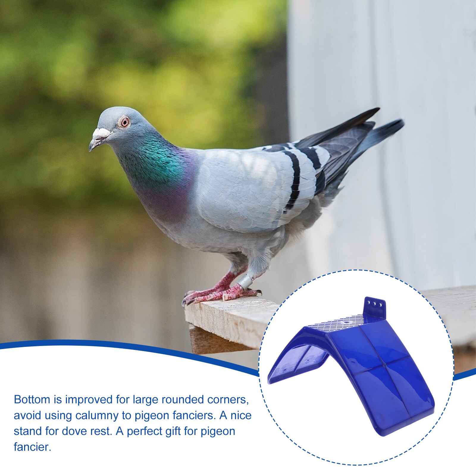 10pcs Bird Pigeon Perch Plastic Pigeon Perch Dove Rest Stand Frame Grill Dwelling Pigeon Perches Roost For Bird Supplies