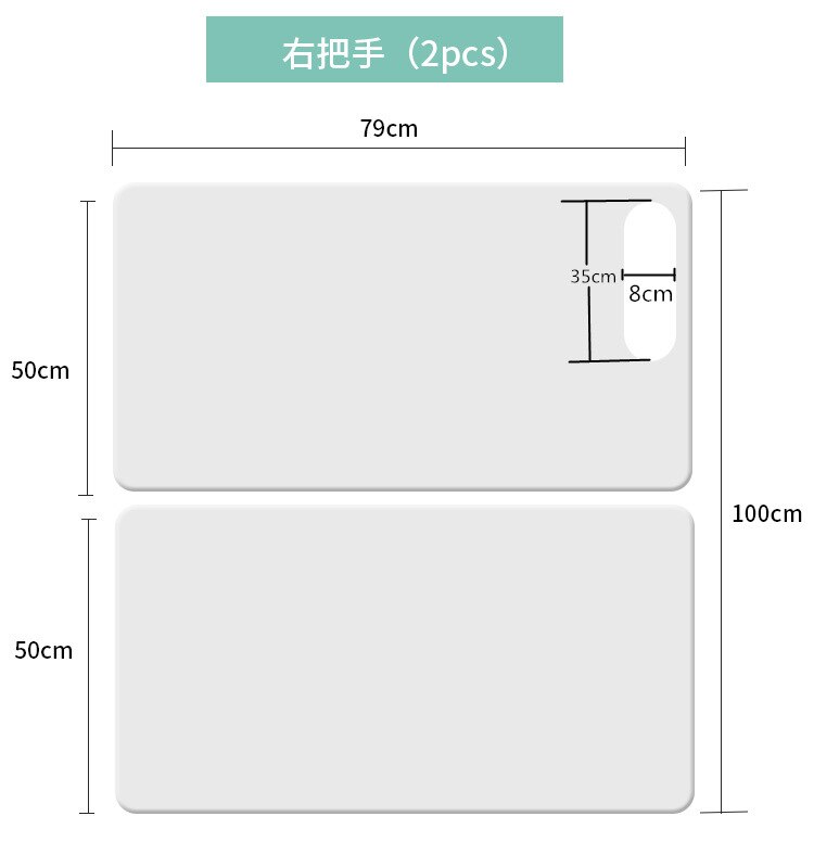 Protector antiarañazos para puerta de perro y gato, película protectora para sofá, muebles, almohadilla para sofá: 79x50cm Right Door