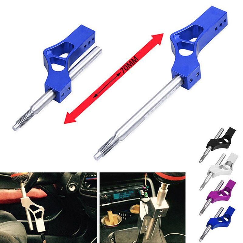 De aluminio de altura ajustable palanca coche pomo del cambio de marchas de palanca de extensión sola curva coche palanca extensor