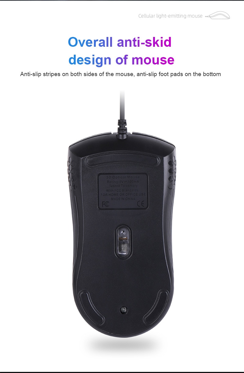 Multicolore Souris De Jeu Filaire Souris Trou Creux Souris Léger Souris Gamer Pour PC Ordinateur Portable Pour Gamer Accessoires