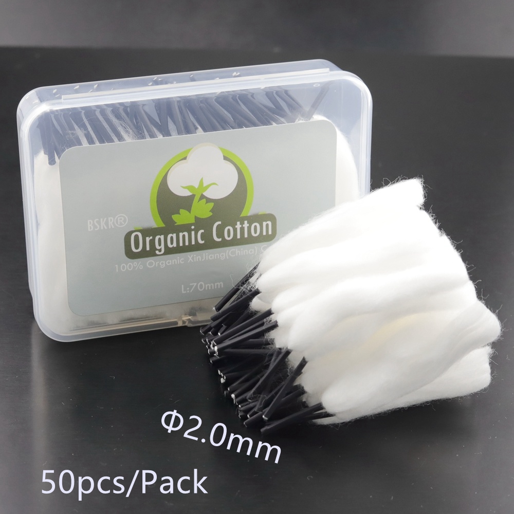 Mèche en coton longue durée de vie, fil 2.0mm/2.5mm/3.0mm/5.0mm, matériaux de remplacement de mèche de Style 2 têtes: Fibre superfine / Argent