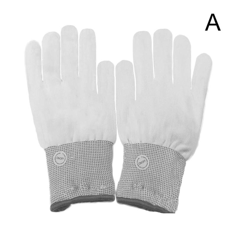 LED leucht handschuhe freundlicher leistung requisiten bunte funkeln handschuhe halloween weihnachten: A