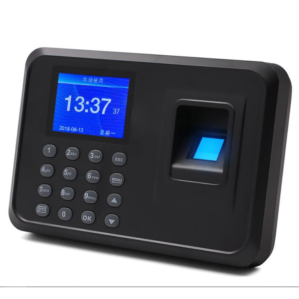 Biometric Fingerprint Time Attendance System Clock Recorder Office Time Clock Employee Recorder Device