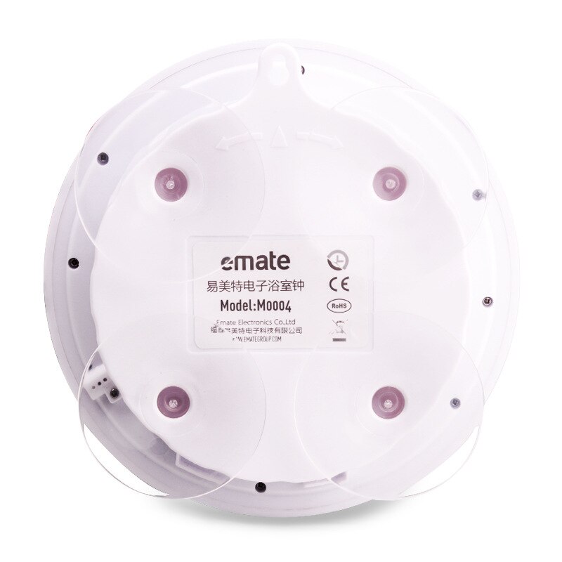 Emate Badkamer Waterdichte Temparture Sensor Elektronische Digitale Klok Met Sucker En Beugel