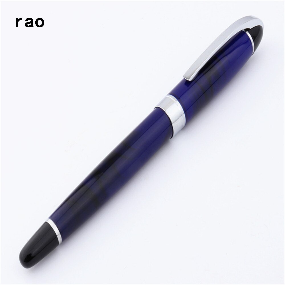 BAOER 517 Blauw En Zwart Line Business kantoor Medium nib Vulpen Nieuw