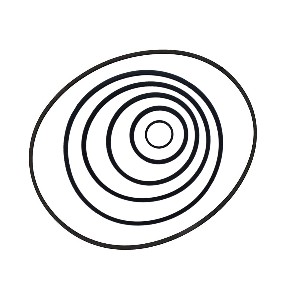 1.2mm Cross Section Square Cut Belts 19mm to 135mm Inner Diameter Motor Drive For VCR,Cassette,CD,DVD Players Or Recorders