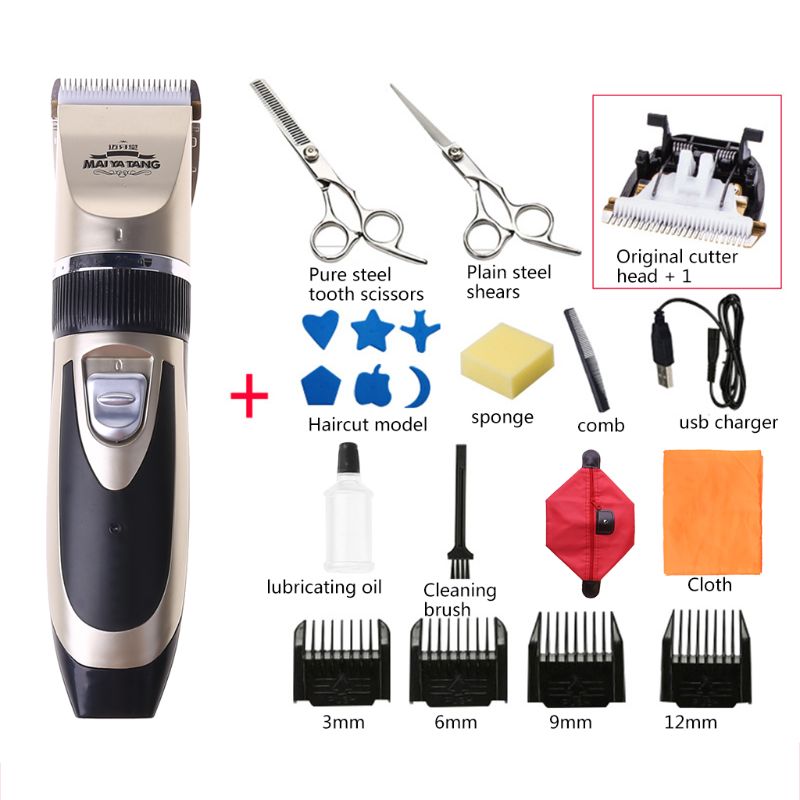 Hair Trimmer Rechargeable Hair Clippers for Men Hair Cutting Kit