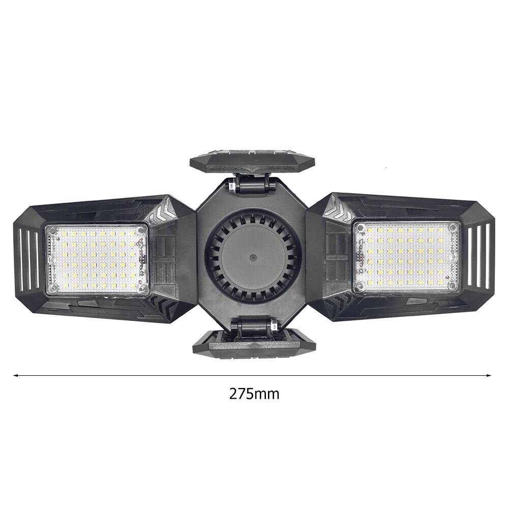 LED Garage Lights Foldable E27 Bulb E27 Deformable LED Ceiling Light Home Warehouse Workshop Garage Folding Lamp: 192led