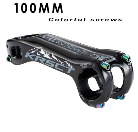 Krsct cnc road bike trunk mountainbike mtb stam  -20 grader 28.6 * 31.8mm * 80/90 / 100mm cykel cykel delar cykel skaft: 100mm