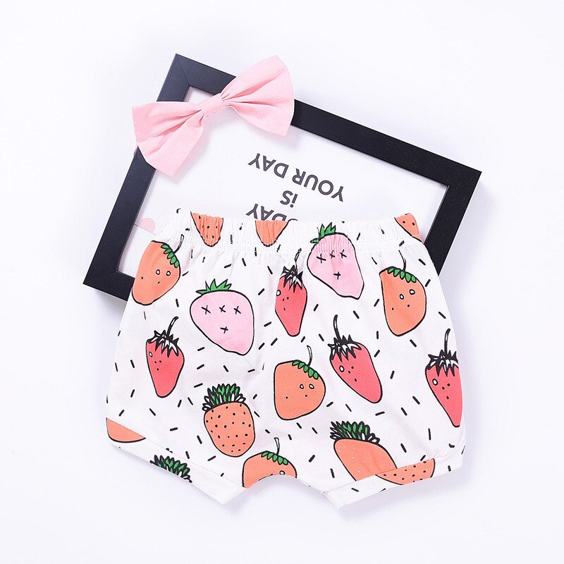 Sfk -003 sommer piger/dreng bløde shorts bukser undertøj søde korte strandbukser til børn 2-13 år gammel