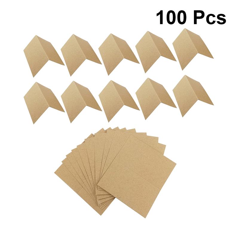 100pcs DIY Blank Greeting Cards Kraft Paper Folded Vintage Postcard Christmas Cards Invitation Cards: Default Title