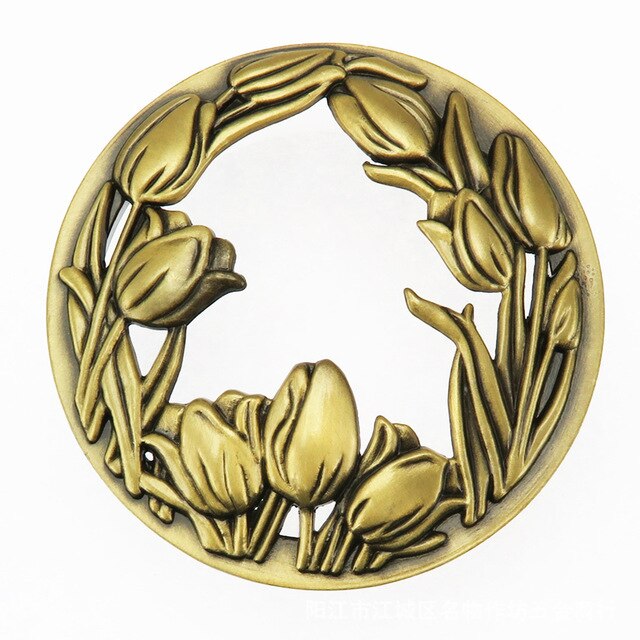 Iron Art Scented Candle Smart Cover Zinc Alloy Heat-gathering Scented Candle Iron Cover Smart Cover Metal Covers Heat-resistant: 8 2cm gold flower