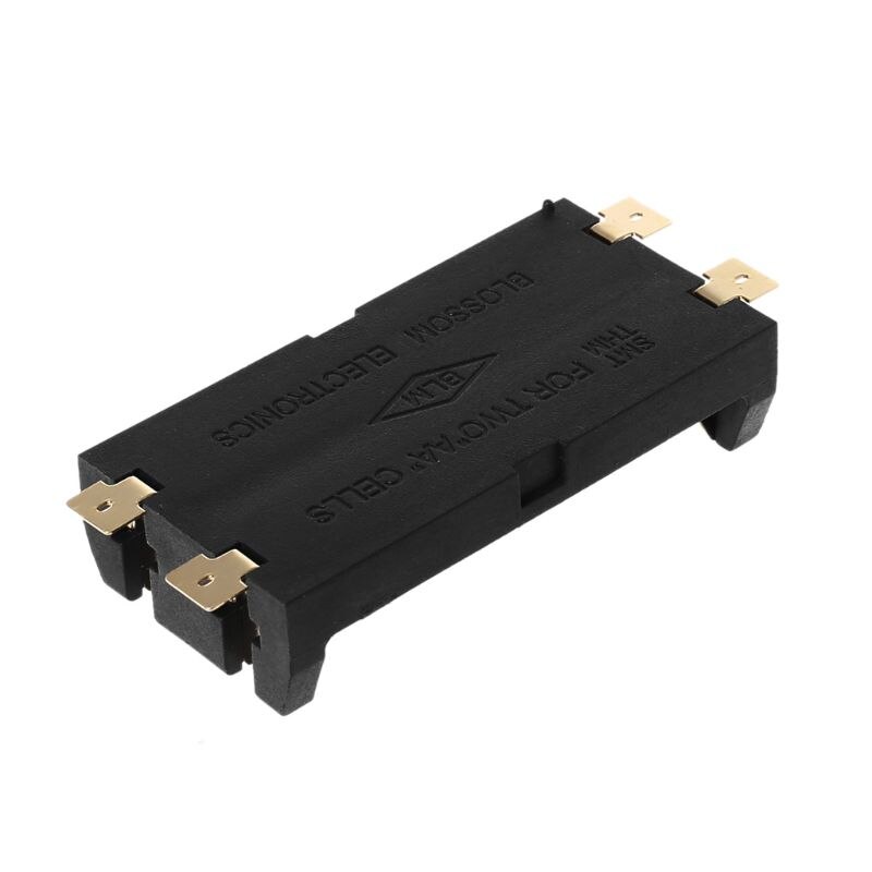 Smt/Smd 2 Aa Batterij Houder Box Case Voor Dual Aa Batterijen Opslag Container 1XCE