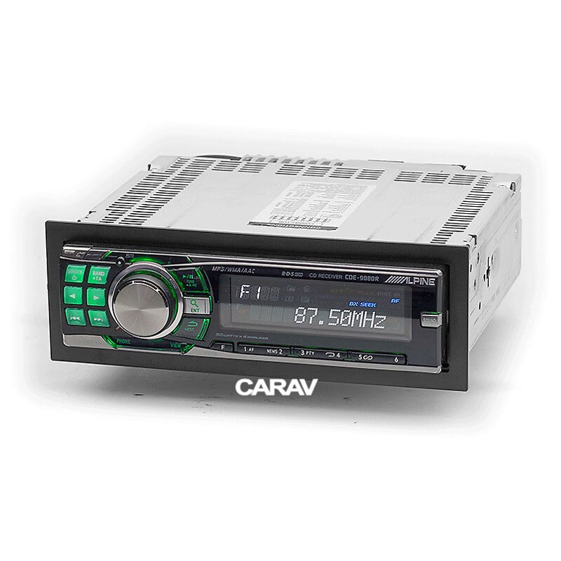1 Din Radio Fascia voor Universele frame voor 1-DIN installatie DVD Stereo Panel Dash Mount CARAV 11- 439