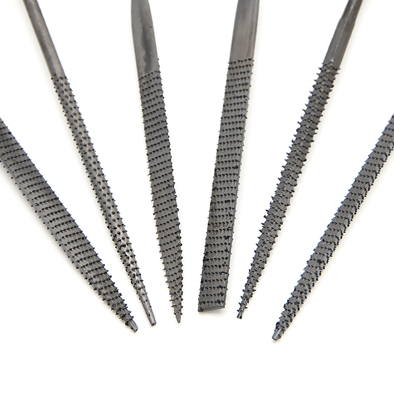 Mini râpe à limer les métaux, 6 pièces, 140mm, outils pour le bois à la main