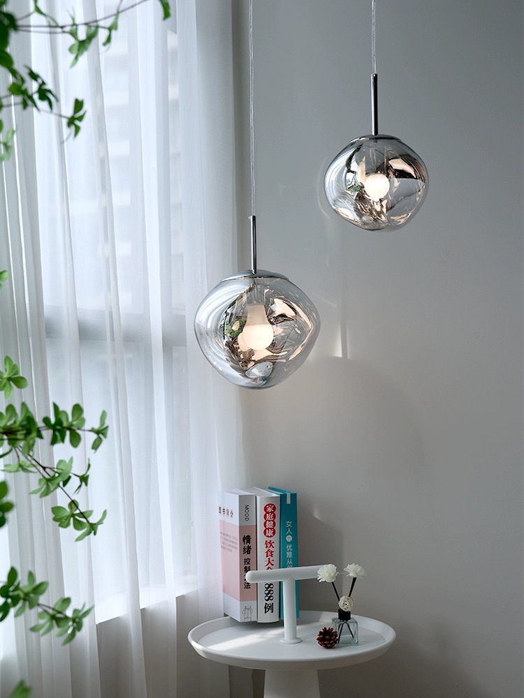 Nordisk lava led-pendellampa modern lampa pvc-belysning vardagsrumslampor inomhusdekoration heminredning loftkök hängande lampor