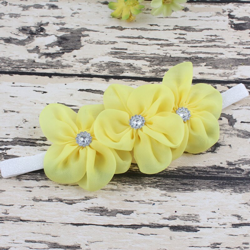 Flores Headbands Do Bebê Para Meninas Infantil Elástico Banda de Cabeça Turbante Crianças dos miúdos Do Bebê Hairband Acessórios Para o Cabelo Do Bebê Haarband
