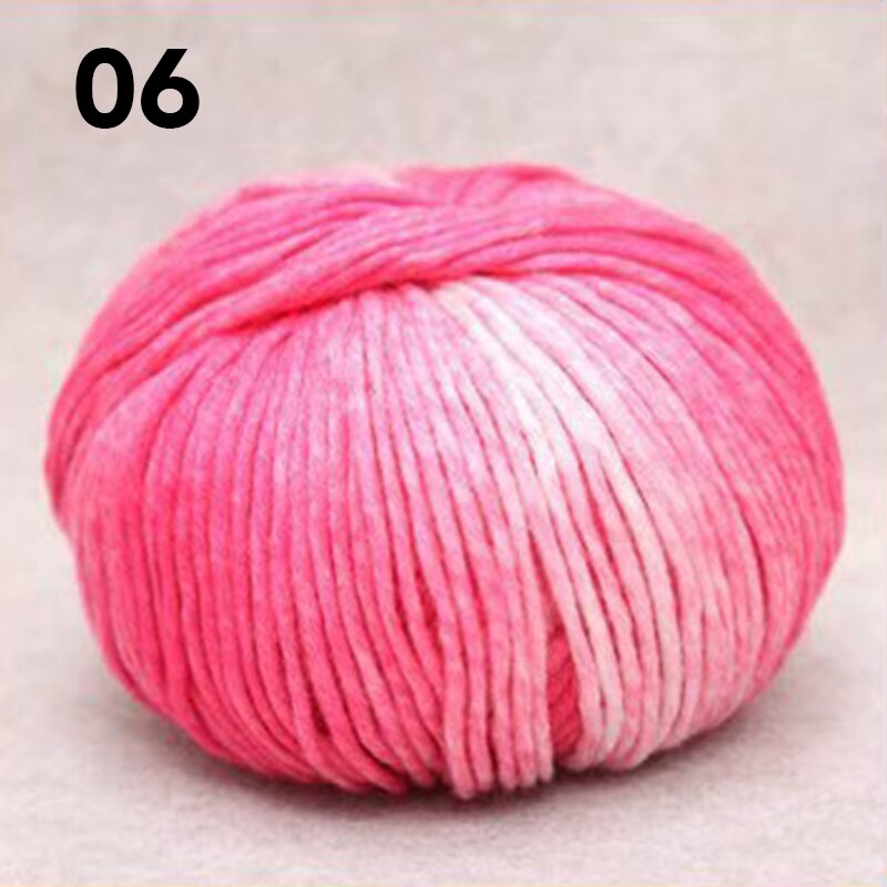140g/ kuglegarn til strikning omkostningseffektiv høj filament uld plysgarn sweater hat tørklæde anti-pilling hækling: 06