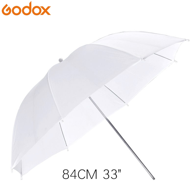 Godox 83 Cm 33 Inch Draagbare Wit Flash Diffuser Soft Reflector Foto Paraplu Licht Foto Paraplu Voor Photo Studio Accessoires
