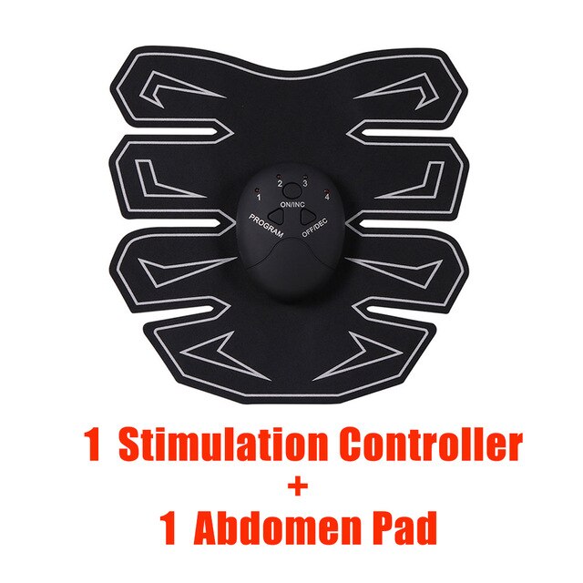 Abdominal Muscle Patches Lazy People Fitness Stickers Intelligent Fitness Instrument Outdoor Office Household Fitness Equipment: 1 Abdomen Pad