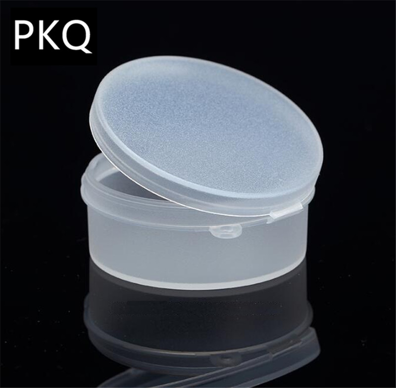 11 sizes Round Plastic Box PP Transparent Packing Box Diamond Painting Accessory Jewelry Box Organizer Small Plastic Storage Box