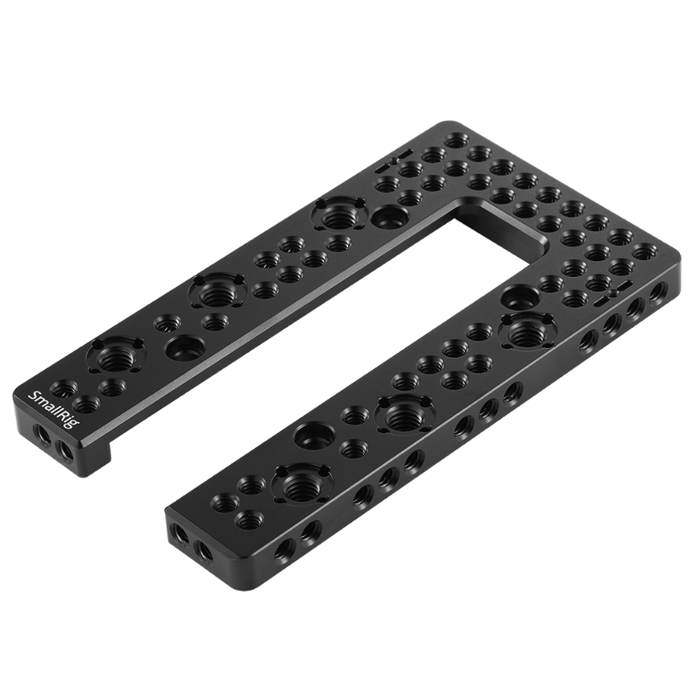 Plaque de montage supérieure pour Sony FS7/FS7II plaque en forme de U Compatible avec FS7 poignée d'origine avec 1/4 3/8 trous de vis-1975