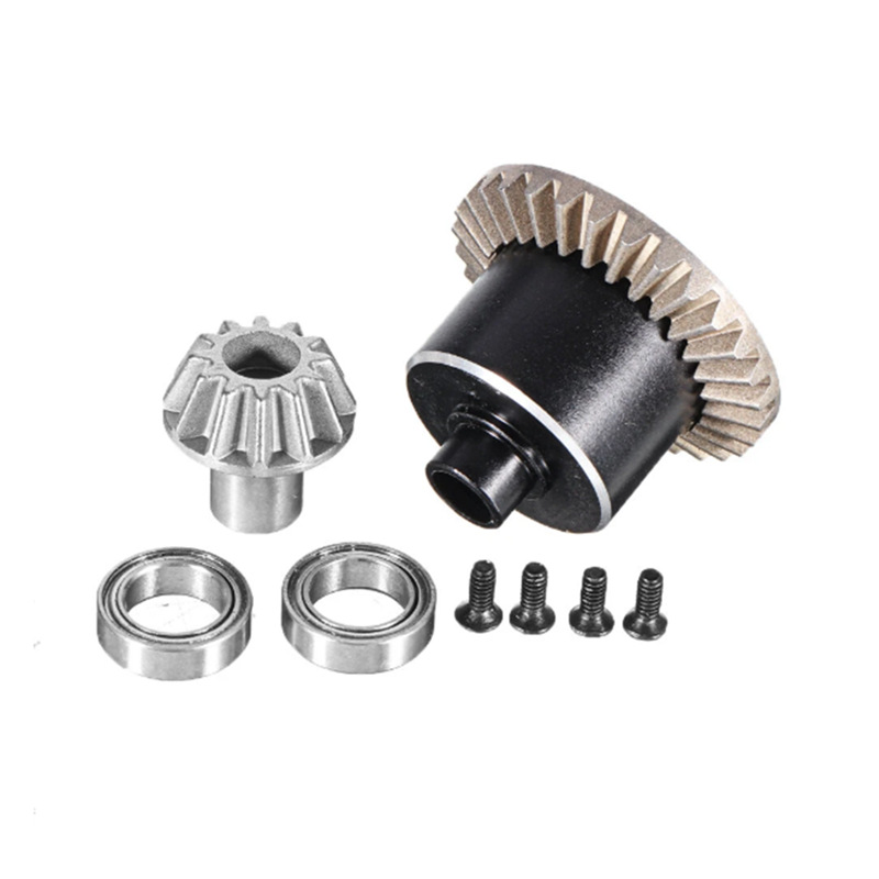 Pour Wltoys 12427 12429 12428 12423 Feiyue 1/12 RC voiture différentiel avant mise à niveau pièces métalliques pour boîtier d'engrenage différentiel puis: Bourgogne