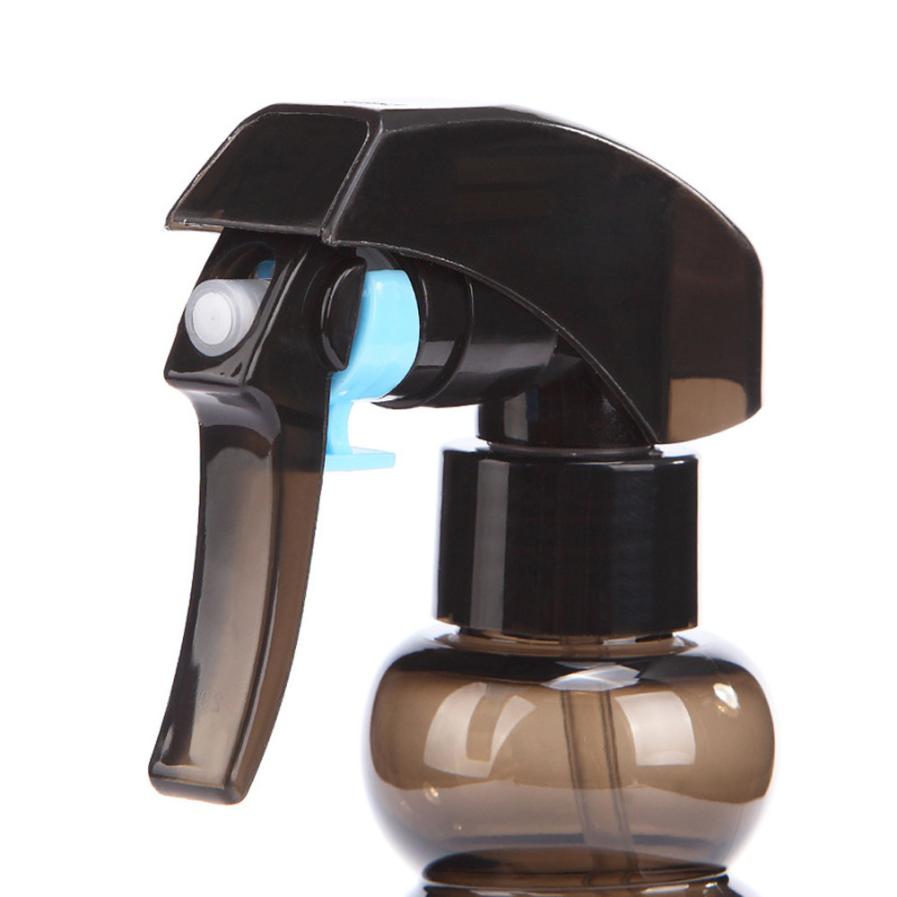 Hairdressing Spray Bottle 200ML Hair Humidification Transparent Sprayer Manual Press 200ml Double Color Bottle 2U0705