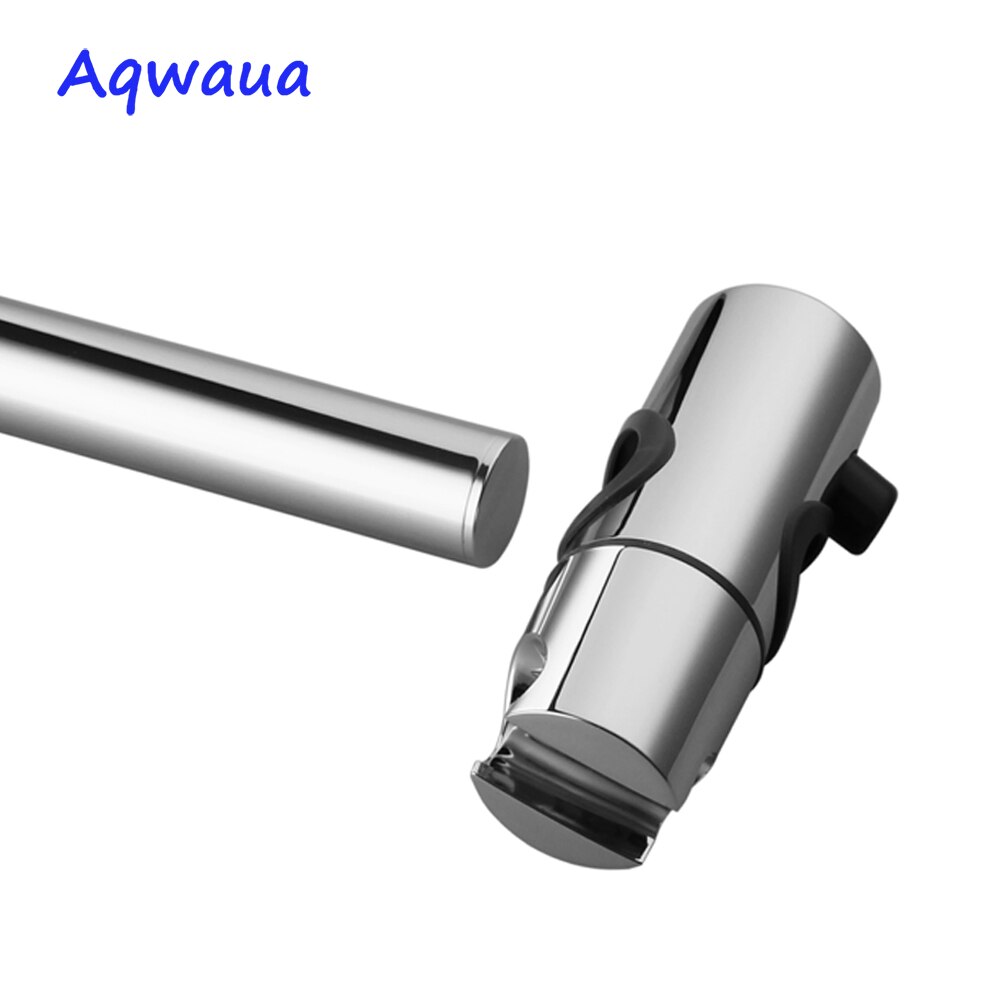 Aqwaua Handheld Shower Head Holder Adjustable Height & Angle Sliding Bar Sprayer Replacement Part for Showers 22-25mm
