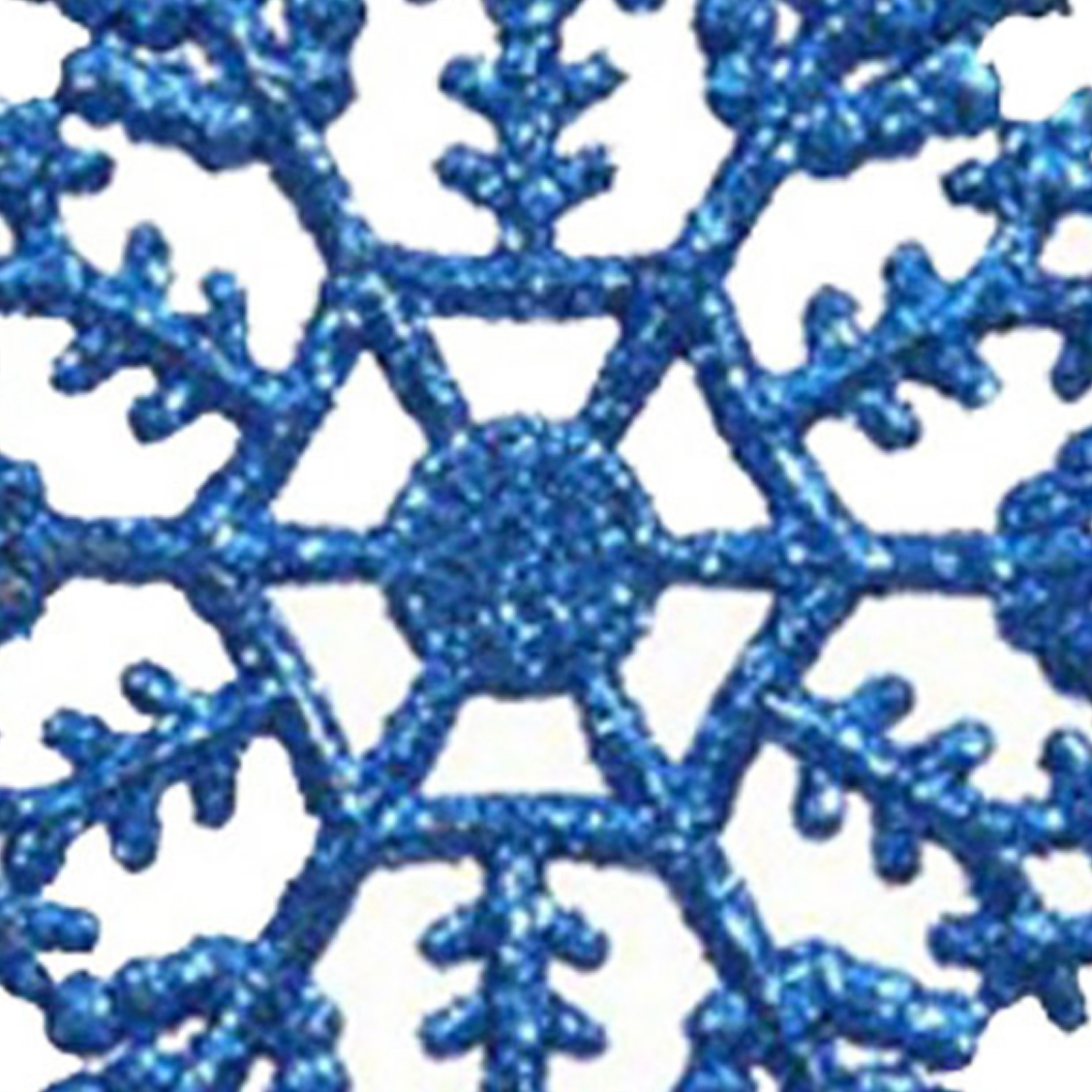 12 Stuks Plastic Kerst Xmas Sneeuwvlok Ornamenten Tiny Sparkling Sequin Glitter Sneeuw Op String Wedding Decor