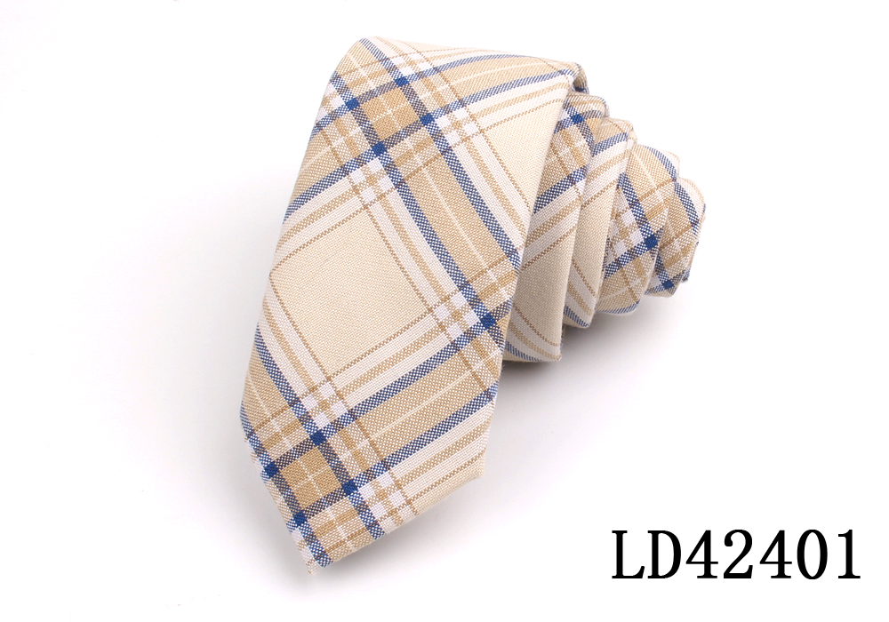 Corbatas de algodón a la para hombres y mujeres, corbata informal a cuadros para niños y niñas, trajes, corbata delgada para de boda, Gravatas: Blanco