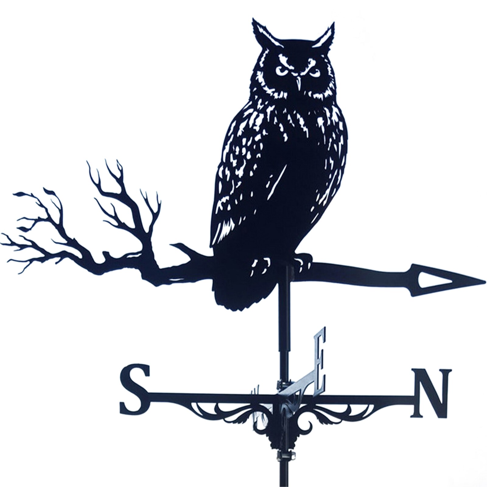 Weather Vane Owl Dog USA Marine Emblem Weathervane Ornament for Garden Mount Yard Decor